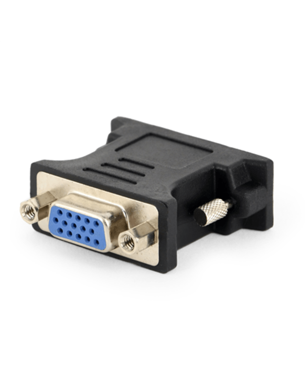 Gembird Adapter DVI-A male to VGA 15-pin HD (3 rows) female, black | Gembird