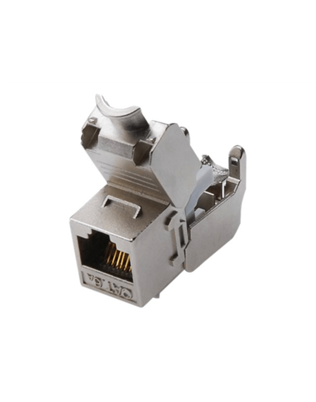 Digitus | CAT 6A Keystone Module, Shielded, Tool-free Mounting Connection | DN-93615