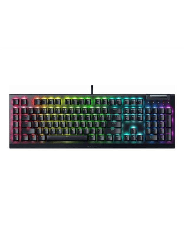 Razer | Mechanical Gaming Keyboard | BlackWidow V4 X | Black | Mechanical Gaming Keyboard | Wired | US | N/A g | Green Mechanical Switches (Clicky)