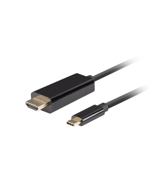 Lanberg USB-C to HDMI Cable, 0.5 m 4K/60Hz, Black | Lanberg | USB-C to HDMI Cable | Black | 0.5 m