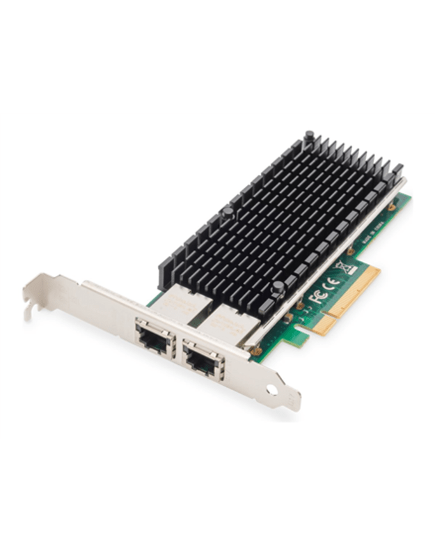 Digitus | 10Gbps Dual Port Ethernet Server adapter PCIe X8, Intel X540 BT2 | DN-10163