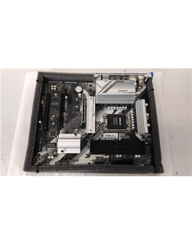 SALE OUT. ASRock B760 PRO RS/D4 | ASRock B760 PRO RS/D4 | Processor family Intel | Processor socket LGA1700 | DDR4 DIMM | Memory slots 4 | Supported hard disk drive interfaces SATA, M.2 | Number of SATA connectors 4 | Chipset Intel B760 | ATX | REFURBISHE