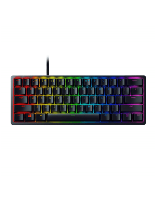 Razer | Huntsman Mini | Black | Gaming keyboard | Wired | RGB LED light | US | Linear Optical RED