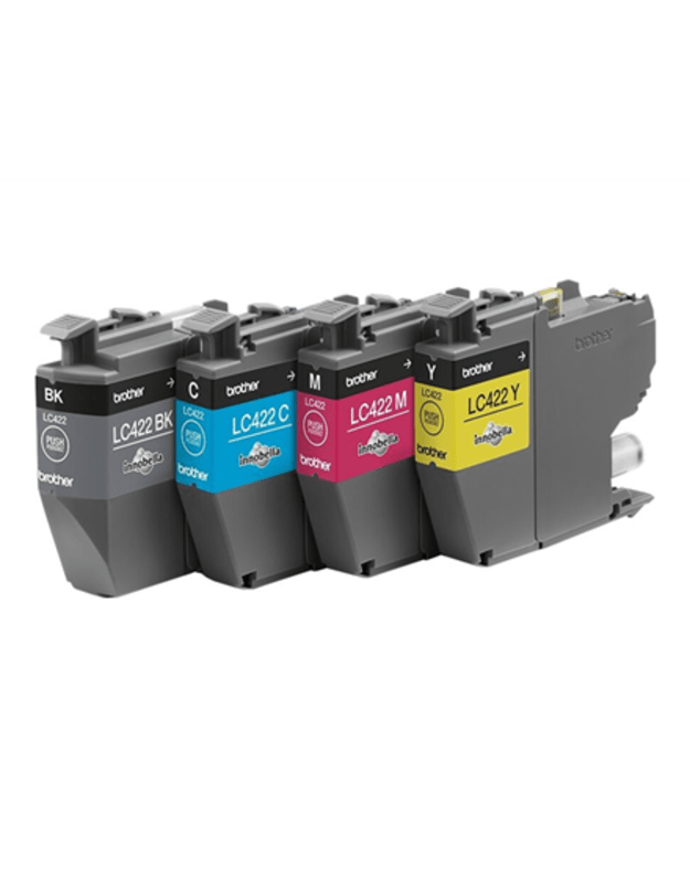 Brother LC422VALDR | Ink Cartridge | Black, Cyan, Magenta, Yellow