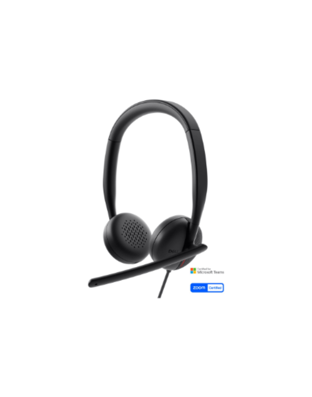 Dell | Headset | WH3024 | Built-in microphone | USB-C, USB-A | Black