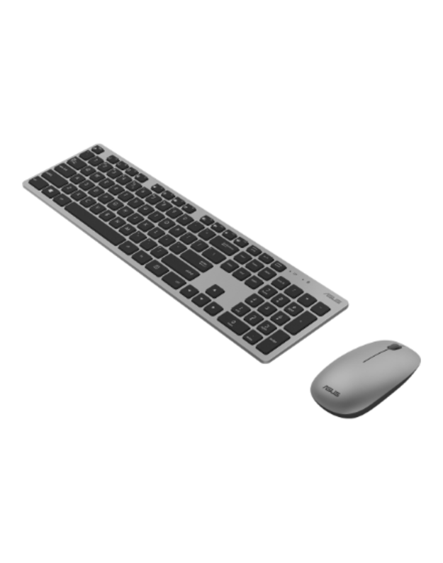 Asus | W5000 | Grey | Keyboard and Mouse Set | Wireless | Mouse included | RU | Grey | 460 g