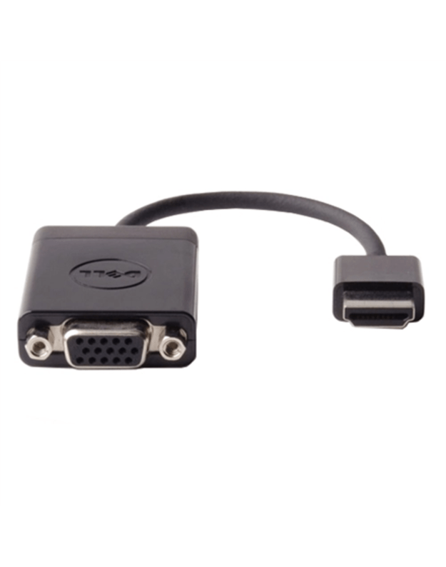 Dell | Adapter HDMI to VGA | 470-ABZX | Black | HDMI - Male | HD-15 (VGA) - Female