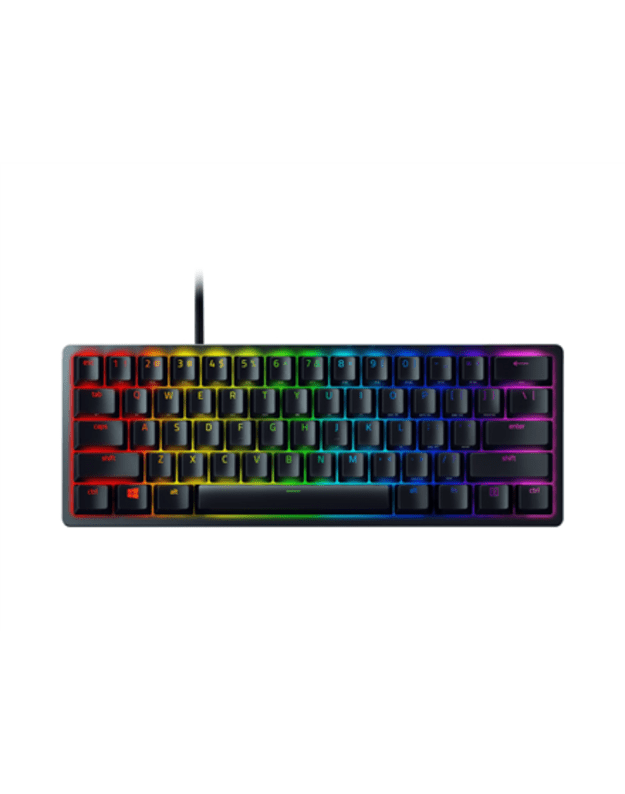 Razer | Huntsman Mini 60% | Black | Gaming keyboard | Wired | Opto-Mechanical | RGB LED light | NORD