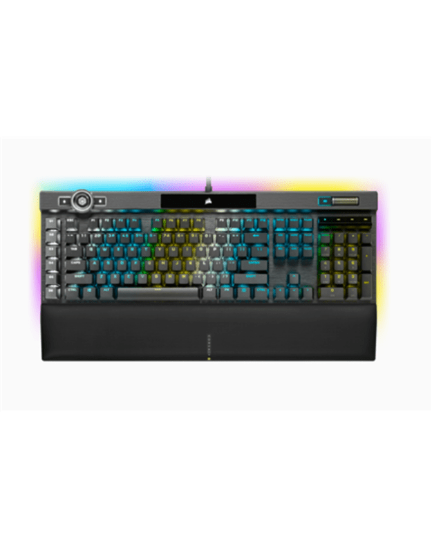 Corsair | Mechanical Gaming Keyboard | K100 RGB Optical | Wired | Mechanical Gaming Keyboard | US | Black/Red