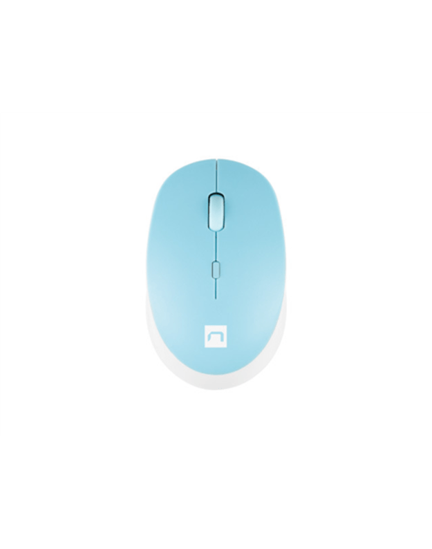 Natec | Mouse | Harrier 2 | Wireless | Bluetooth | White/Blue