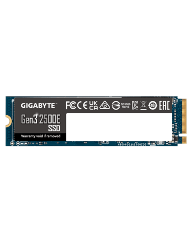 Gigabyte G325E1TB | 1000 GB | SSD interface PCIe 3.0x4, NVMe1.3 | Read speed 2400 MB/s | Write speed 1800 MB/s