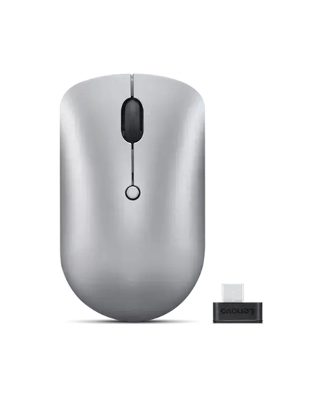 Lenovo | Wireless Compact Mouse | 540 | Red optical sensor | Wireless | 2.4G Wireless via USB-C receiver | Cloud Grey | 1 year(s)