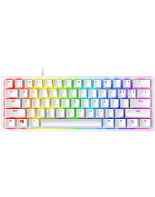 Razer | Huntsman Mini | Mercury White | Gaming keyboard | Wired | RGB LED light | US