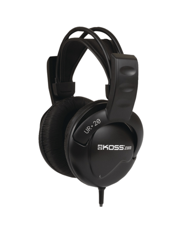 Koss | Headphones DJ Style | UR20 | Wired | On-Ear | Noise canceling | Black