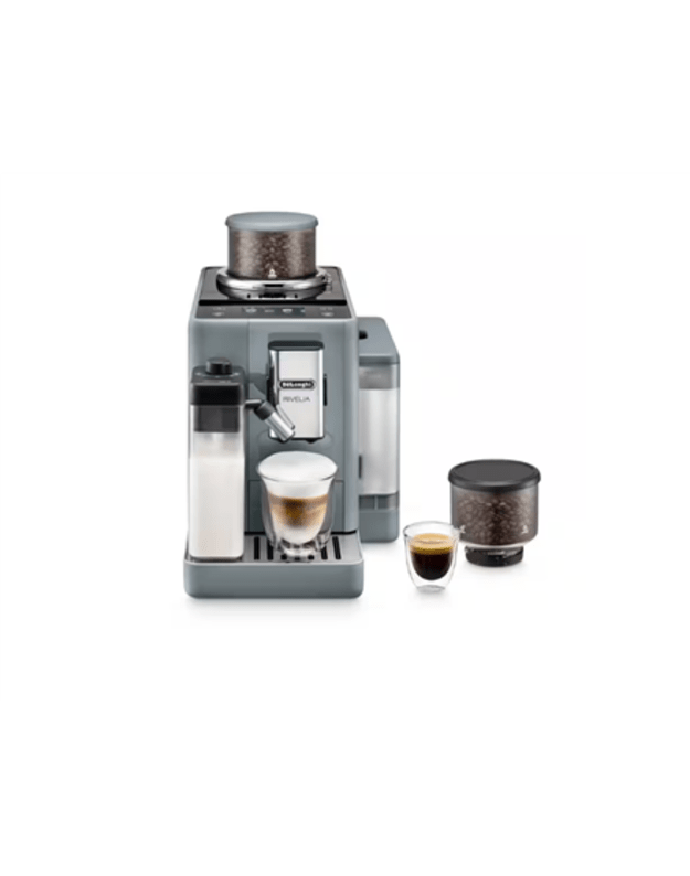 Delonghi Coffee Maker | EXAM440.55.G Rivelia | Pump pressure 19 bar | Built-in milk frother | Automatic | 1450 W | Pebble Grey