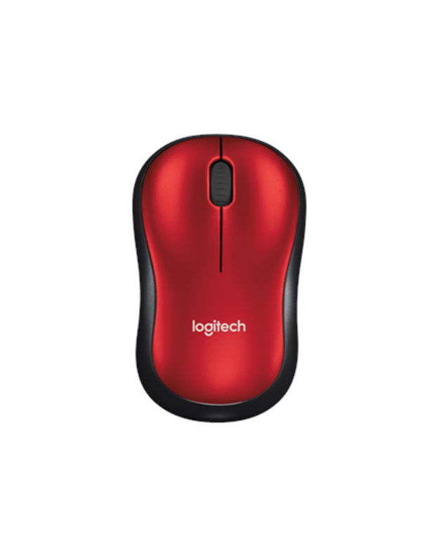 Logitech | Mouse | M185 | Wireless | Red