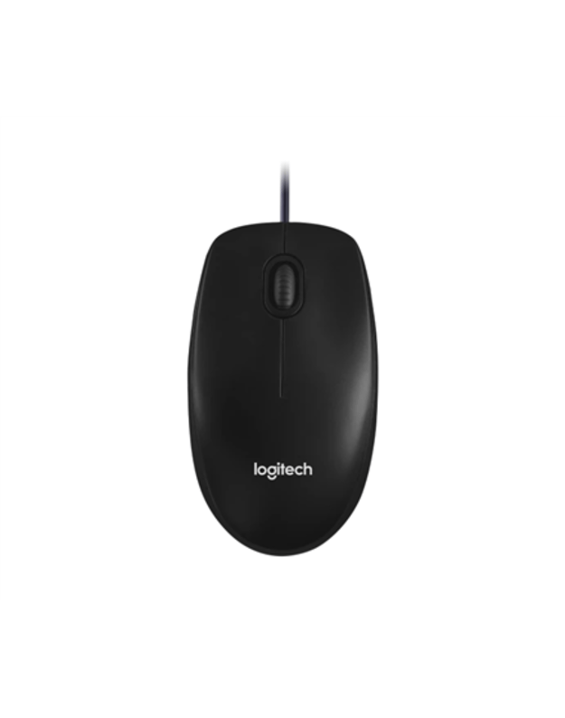 Logitech | Mouse | M100 | Optical | Optical mouse | Wired | Black