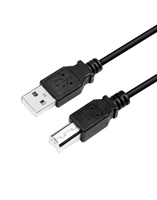 Logilink | CU0009B | USB-A to USB-A USB-B male | USB-A male