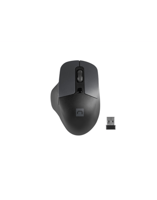 Natec Mouse, BlackBird 2, Silent, Wireless, 1600 DPI, Optical, Black | Natec | Mouse | Optical | Wireless | Black/Gray | BlackBird 2