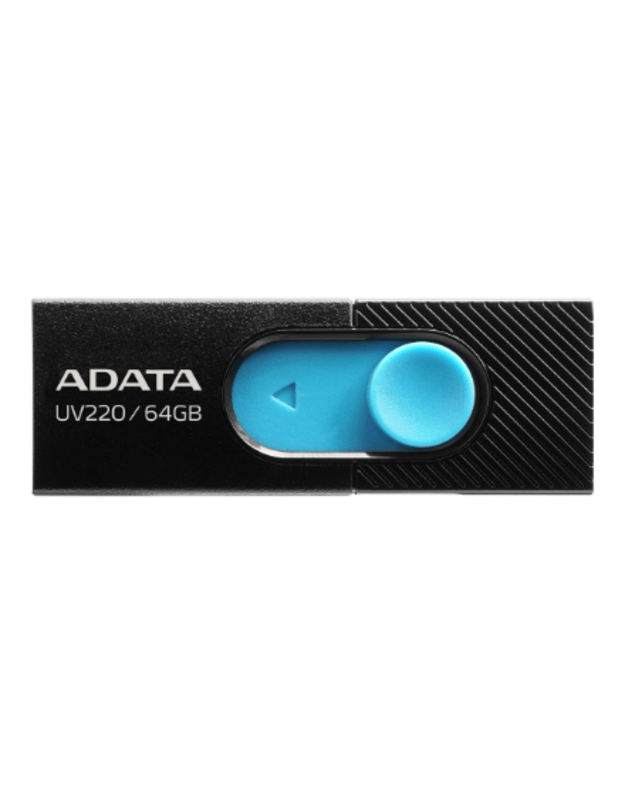 ADATA | USB Flash Drive | UV220 | 64 GB | USB 2.0 | Black/Blue