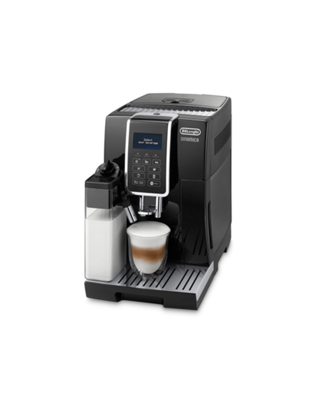 Delonghi | Coffee maker | DINAMICA ECAM 350.55 B | Pump pressure 15 bar | Built-in milk frother | Fully automatic | 1450 W | Black