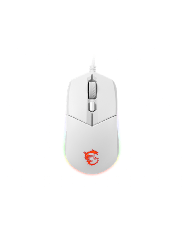 MSI | Clutch GM11 | Optical | Gaming Mouse | White | Yes