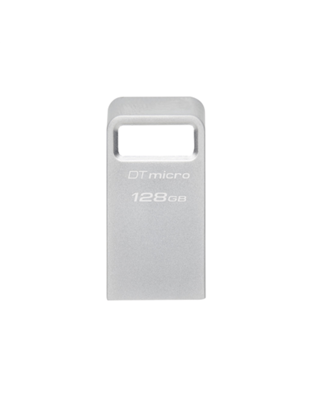 Kingston | USB 3.2 Flash Drive | DataTraveler micro | 128 GB | USB 3.2 | Silver