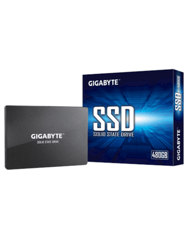 Gigabyte | GP-GSTFS31480GNTD | 480 GB | Solid-state drive interface SATA | Read speed 550 MB/s | Write speed 480 MB/s