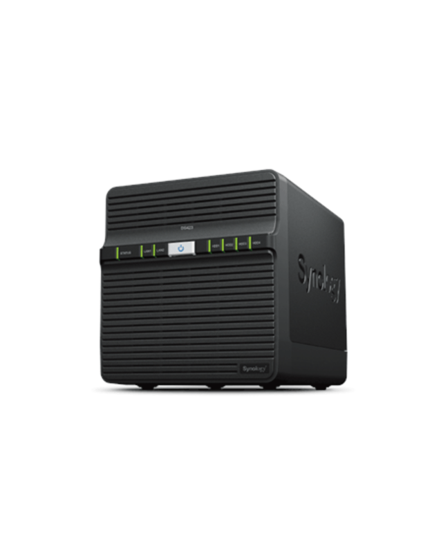 Synology | Tower NAS | DS423 | up to 4 HDD/SSD | Realtek | RTD1619B | Processor frequency 1.7 GHz | 2 GB | DDR4