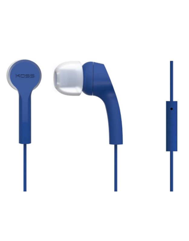 Koss | Headphones | KEB9iB | 3.5mm (1/8 inch) | In-ear | Microphone | Blue