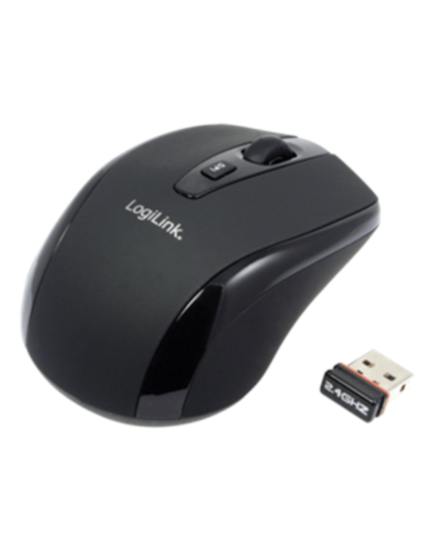 Logilink | Maus optisch Funk 2.4 GHz | 2.4GH wireless mini mouse with autolink | wireless | Black