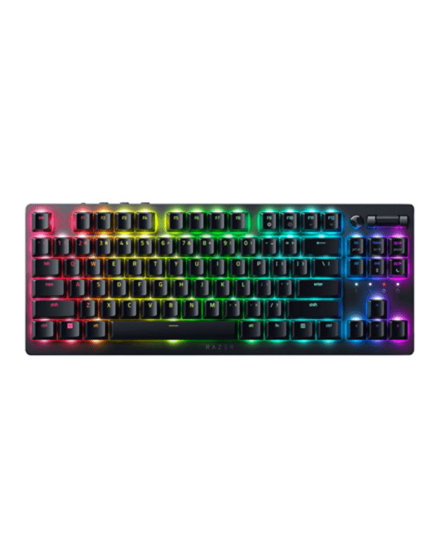 Razer | Gaming Keyboard | Deathstalker V2 Pro Tenkeyless | Gaming Keyboard | RGB LED light | US | Wireless | Black | Bluetooth | Optical Switches (Linear) | Wireless connection