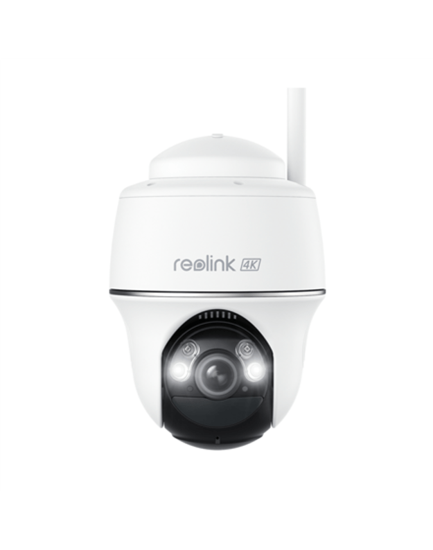 Reolink | Smart 4K Pan and Tilt Camera with Spotlights | Argus Series B440 | Dome | 8 MP | 4mm | H.265 | Micro SD, Max.128GB