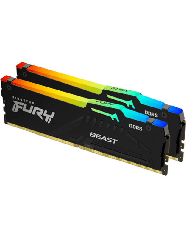 Kingston Fury Beast 32GB DDR5, 6000 MHz, CL30, 288-Pin, DIMM Kit (16GB x 2)