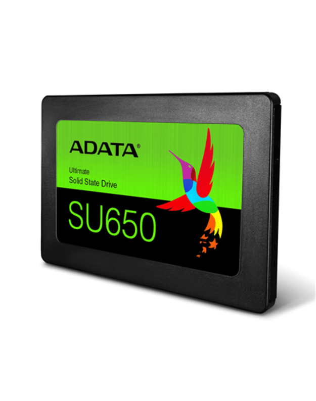 ADATA | Ultimate SU650 3D NAND SSD | 960 GB | SSD form factor 2.5” | SSD interface SATA | Read speed 520 MB/s | Write speed 450 MB/s