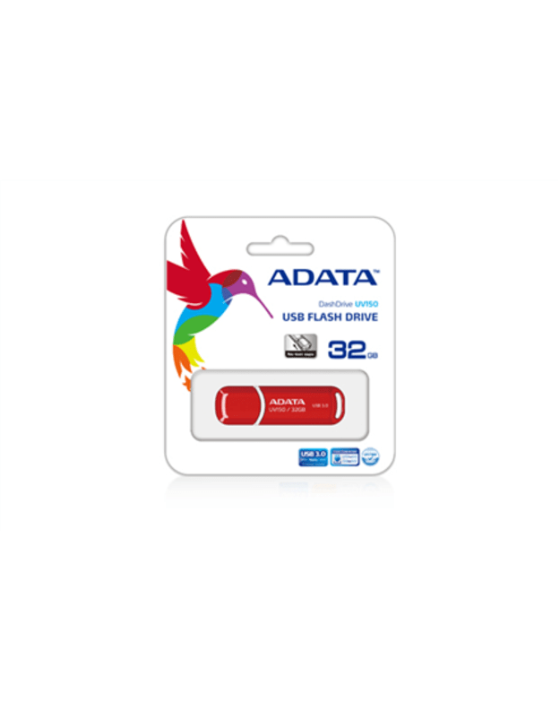 ADATA | UV150 | 32 GB | USB 3.0 | Red