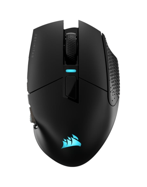 Corsair | Gaming Mouse | SCIMITAR ELITE RGB | Wireless Gaming Mouse | Optical | Gaming Mouse | Black | Yes