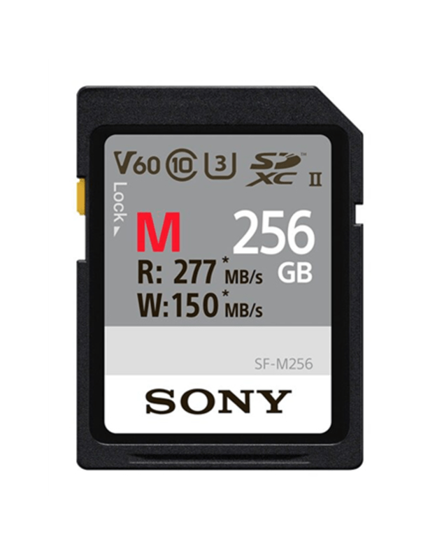 Atminties kortelė Sony SDXC Professional 256GB Class 10 UHS-II | Sony | SF-M Series UHS-II SDXC Memory Card | SFG2M | 256 GB | SDXC | Flash memory class 10