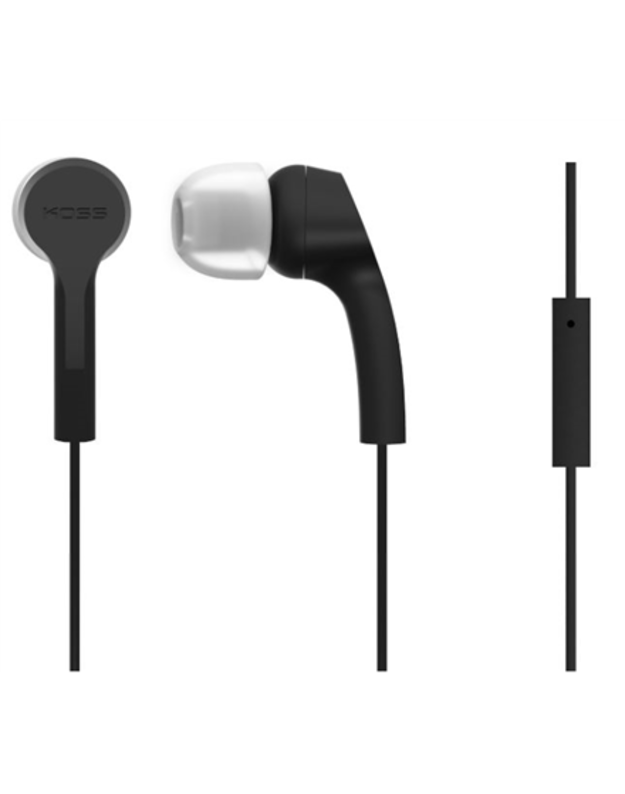 Koss | Headphones | KEB9iK | Wired | In-ear | Microphone | Black