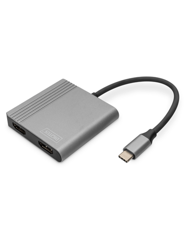 Digitus | USB-C - 2x HDMI Adapter | DA-70828 | USB-C | HDMI