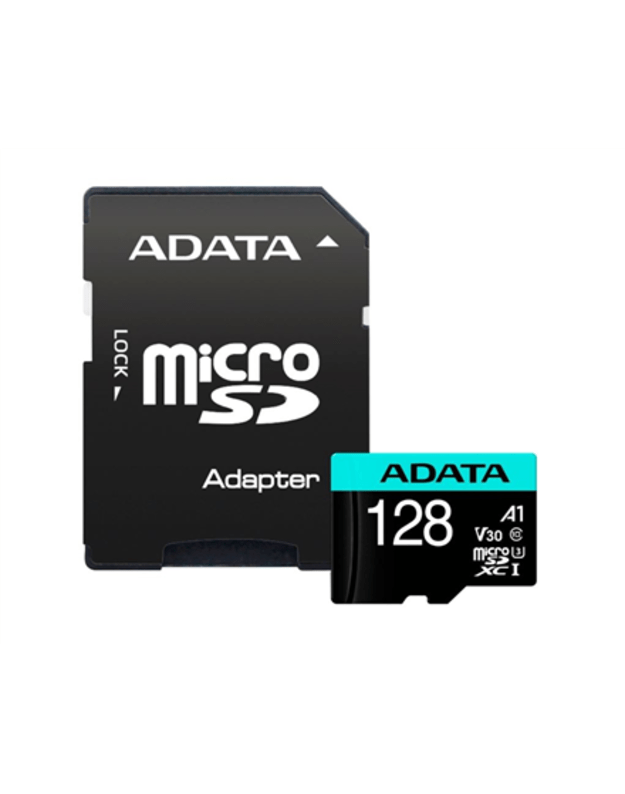 ADATA | Premier Pro | UHS-I U3 | 128 GB | micro SDXC | Flash memory class 10 | with Adapter