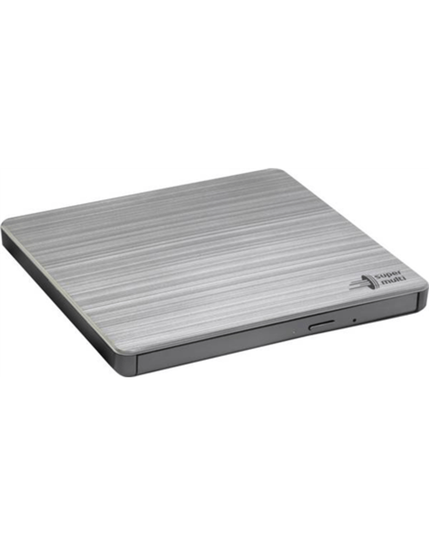 H.L Data Storage | Ultra Slim Portable DVD-Writer | GP60NS60 | Interface USB 2.0 | DVD±R/RW | CD read speed 24 x | CD write speed 24 x | Silver | Desktop/Notebook