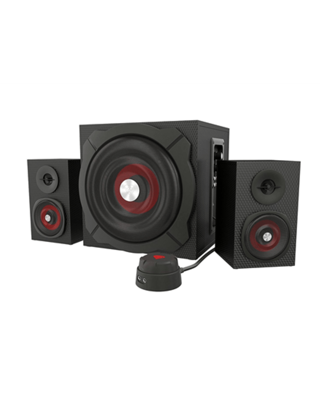 GENESIS Helium 610BT Computer Speakers, Wired, Bluetooth, Black | Genesis | Helium 610BT | Bluetooth | Red/Black | Computer Speakers