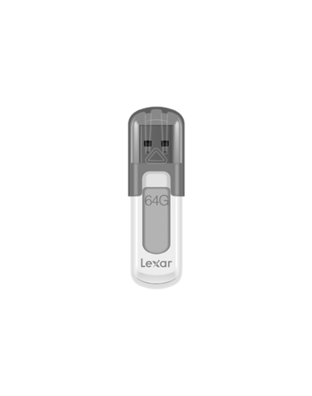 Lexar | Flash drive | JumpDrive V100 | 64 GB | USB 3.0 | Grey