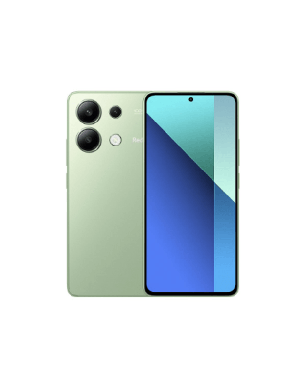 Xiaomi | Redmi | Note 13 | Mint Green | 6.67 | AMOLED | 1080 x 2400 pixels | Qualcomm | Internal RAM 8 GB | 256 GB | Dual SIM | 4G | Main camera 108+8+2 MP | Secondary camera 16 MP | Android | 13 | 5000 mAh