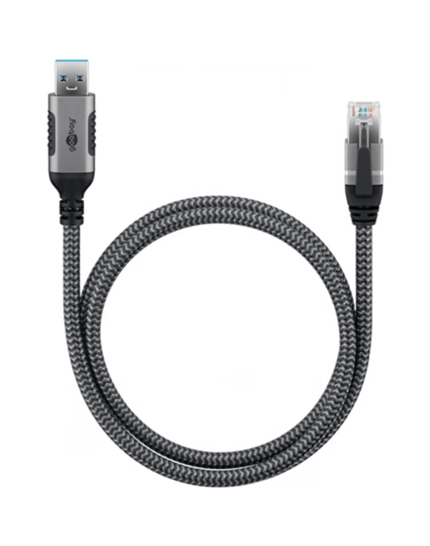 Goobay USB-A 3.0 to RJ45 Ethernet Cable, 1 m | 70299