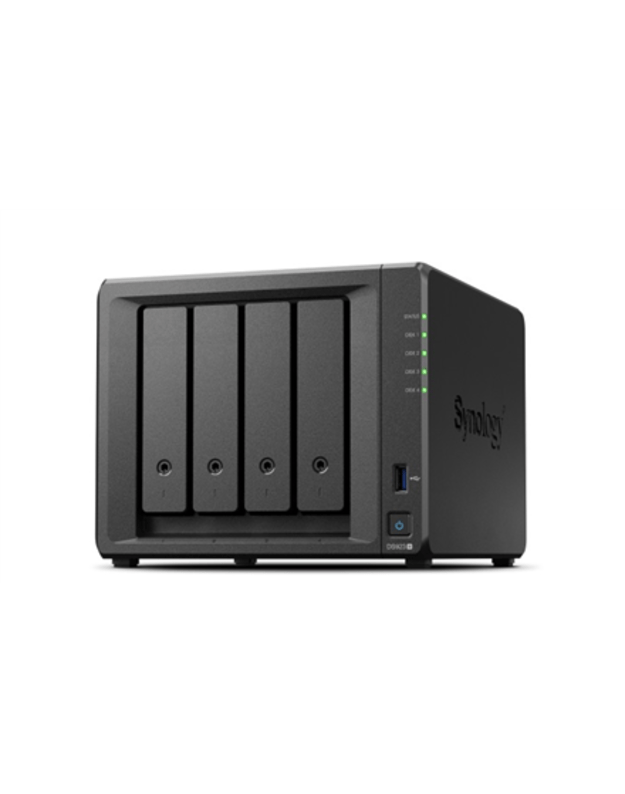 Synology | 4-Bay | DS923+ | Up to 4 HDD/SSD Hot-Swap | AMD | Ryzen R1600 | Processor frequency 2.6 GHz | 4 GB