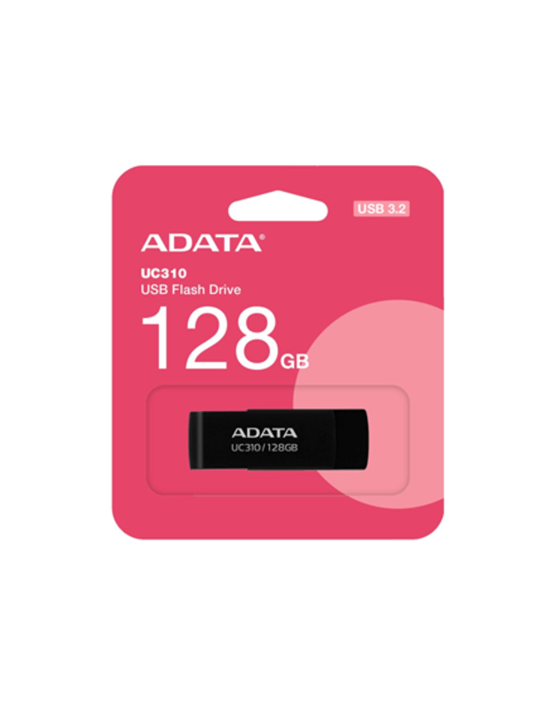 ADATA | USB Flash Drive | UC310 | 128 GB | USB 3.2 Gen1 | Black