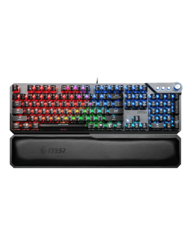 MSI | VIGOR GK71 SONIC RED US | Gaming keyboard | Wired | RGB LED light | US | Black