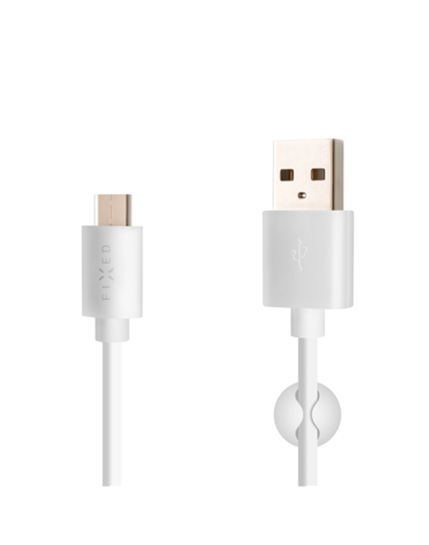 Fixed | Data And Charging Cable With USB/USB-C Connectors | White